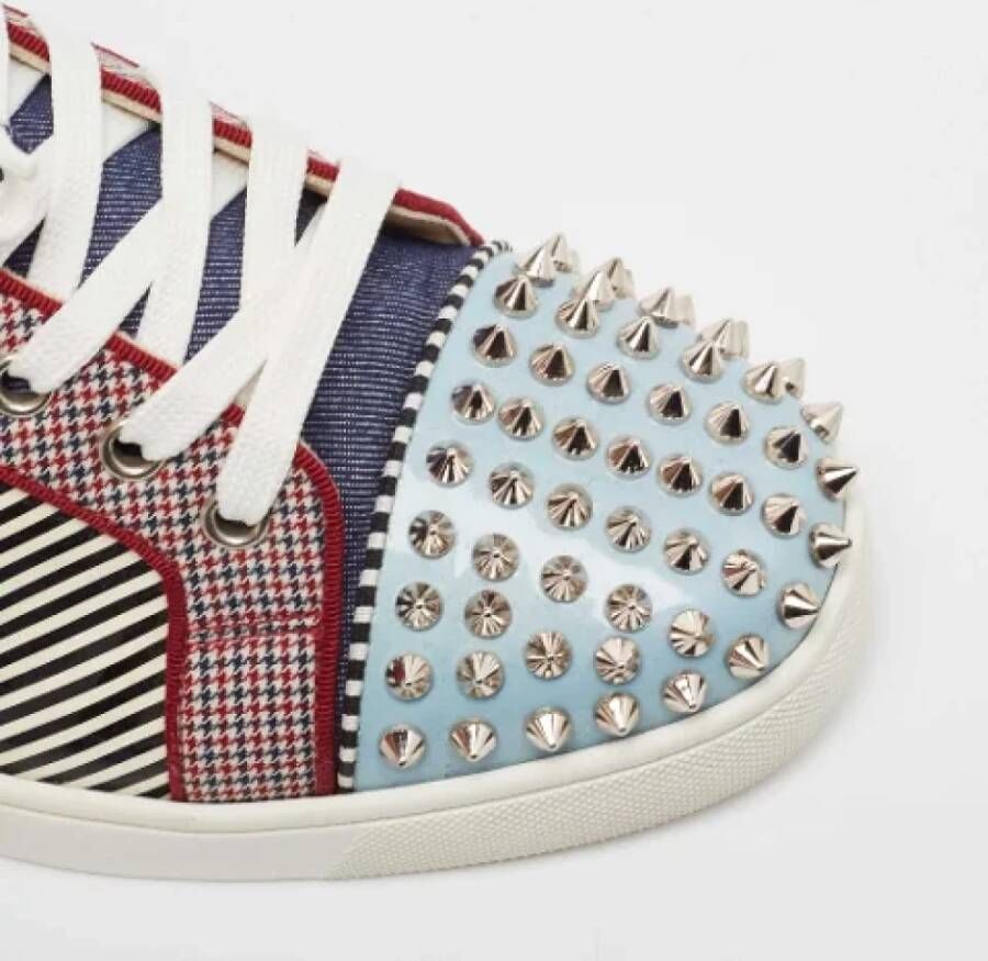 Christian Louboutin Pre-owned Leather sneakers Multicolor Heren