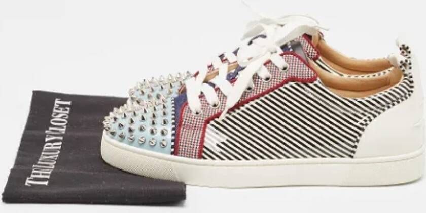 Christian Louboutin Pre-owned Leather sneakers Multicolor Heren