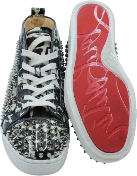 Christian Louboutin Pre-owned Leather sneakers Multicolor Heren