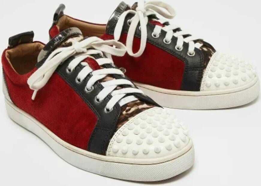 Christian Louboutin Pre-owned Leather sneakers Multicolor Heren