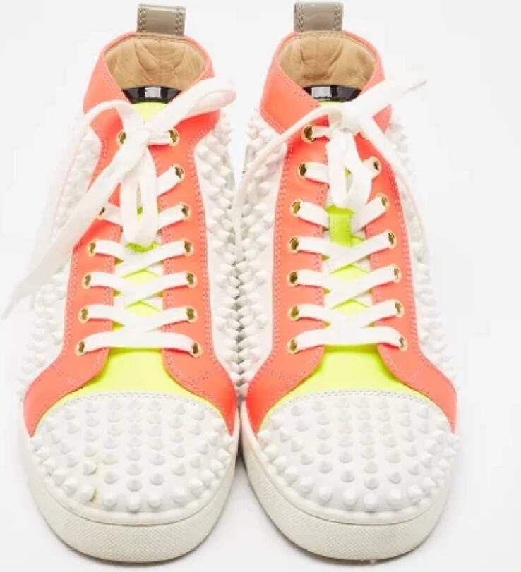 Christian Louboutin Pre-owned Leather sneakers Multicolor Heren