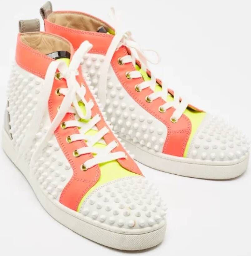 Christian Louboutin Pre-owned Leather sneakers Multicolor Heren