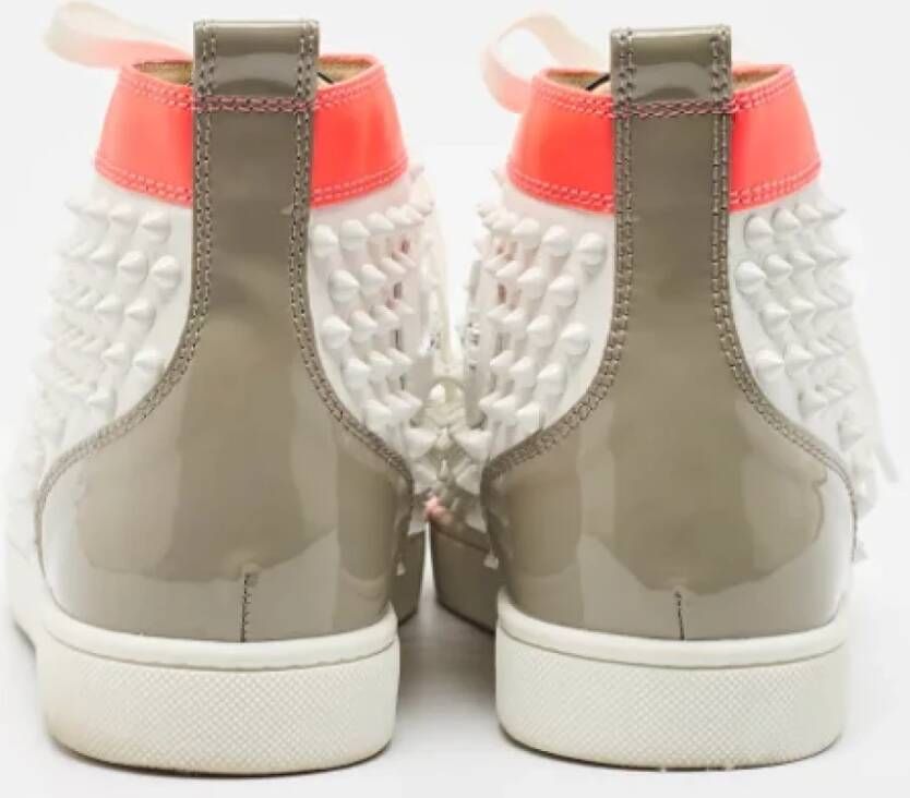 Christian Louboutin Pre-owned Leather sneakers Multicolor Heren