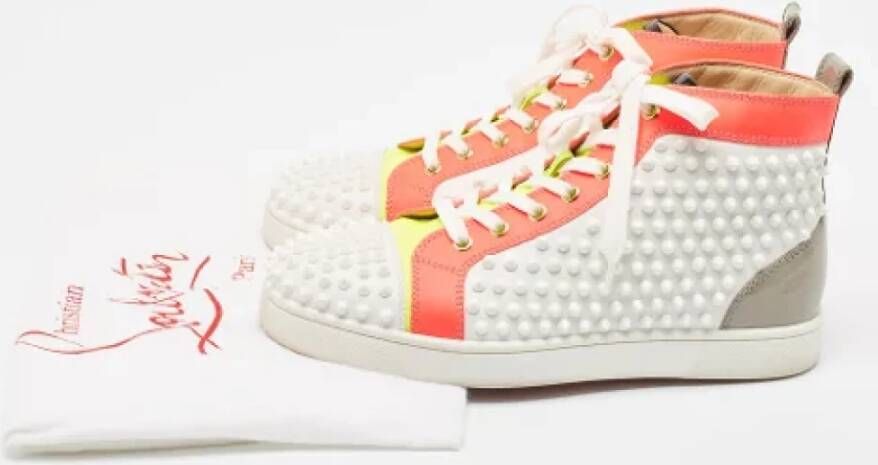 Christian Louboutin Pre-owned Leather sneakers Multicolor Heren