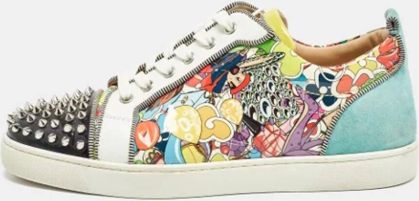 Christian Louboutin Pre-owned Leather sneakers Multicolor Heren