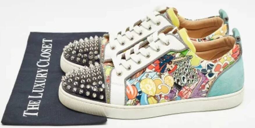 Christian Louboutin Pre-owned Leather sneakers Multicolor Heren