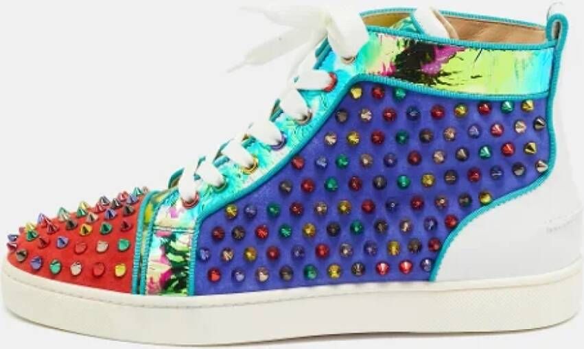 Christian Louboutin Pre-owned Leather sneakers Multicolor Heren