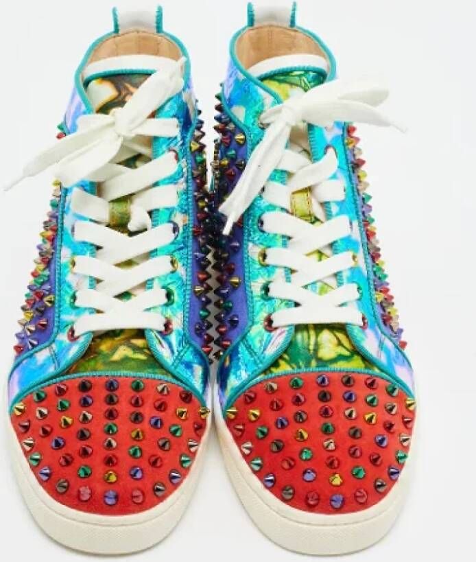 Christian Louboutin Pre-owned Leather sneakers Multicolor Heren