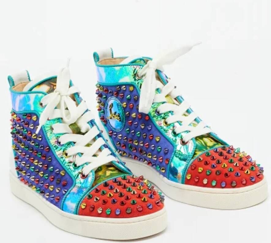 Christian Louboutin Pre-owned Leather sneakers Multicolor Heren