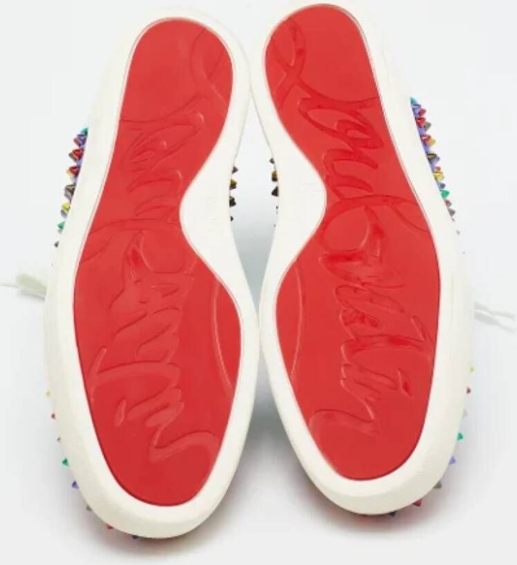 Christian Louboutin Pre-owned Leather sneakers Multicolor Heren