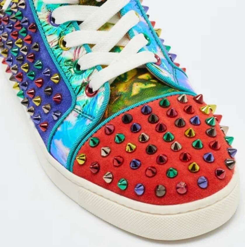 Christian Louboutin Pre-owned Leather sneakers Multicolor Heren