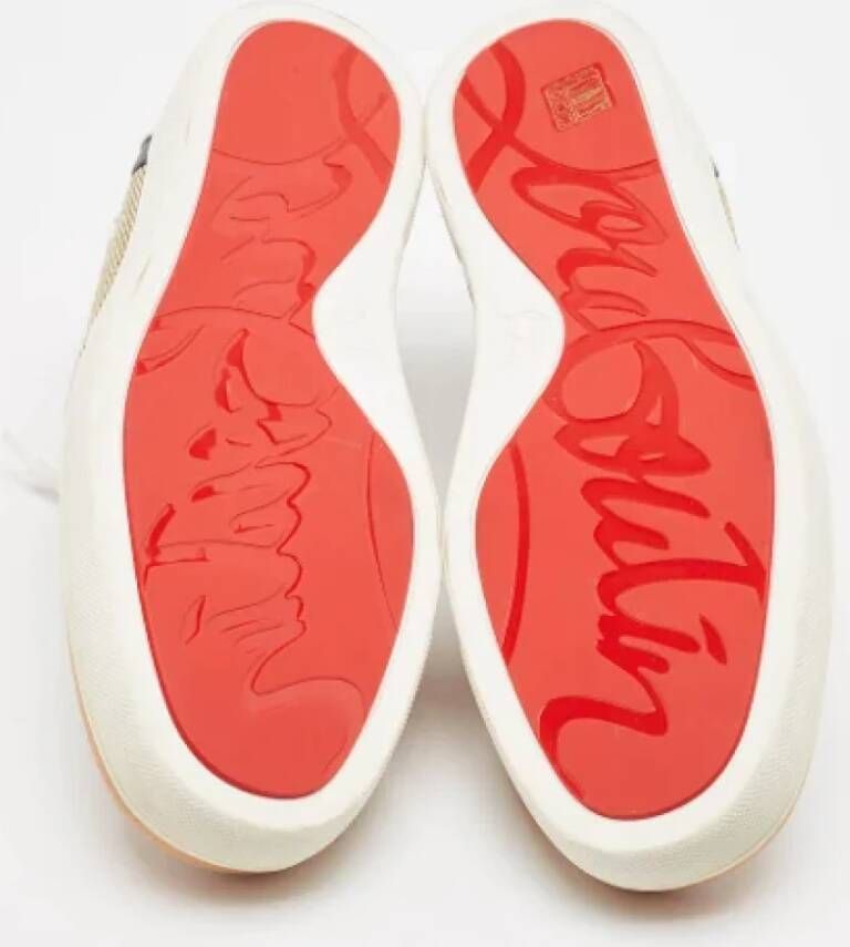 Christian Louboutin Pre-owned Leather sneakers Multicolor Heren