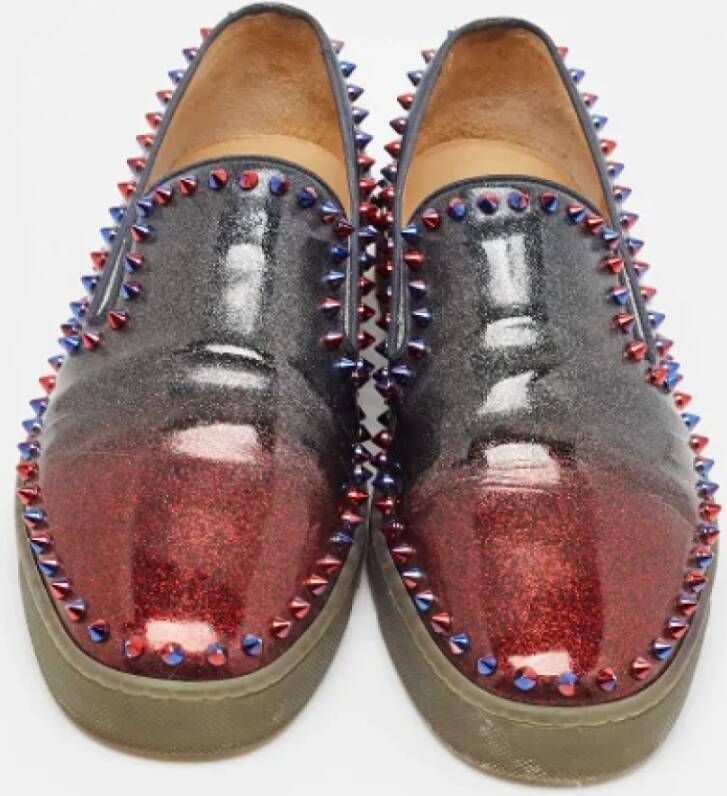 Christian Louboutin Pre-owned Leather sneakers Multicolor Heren