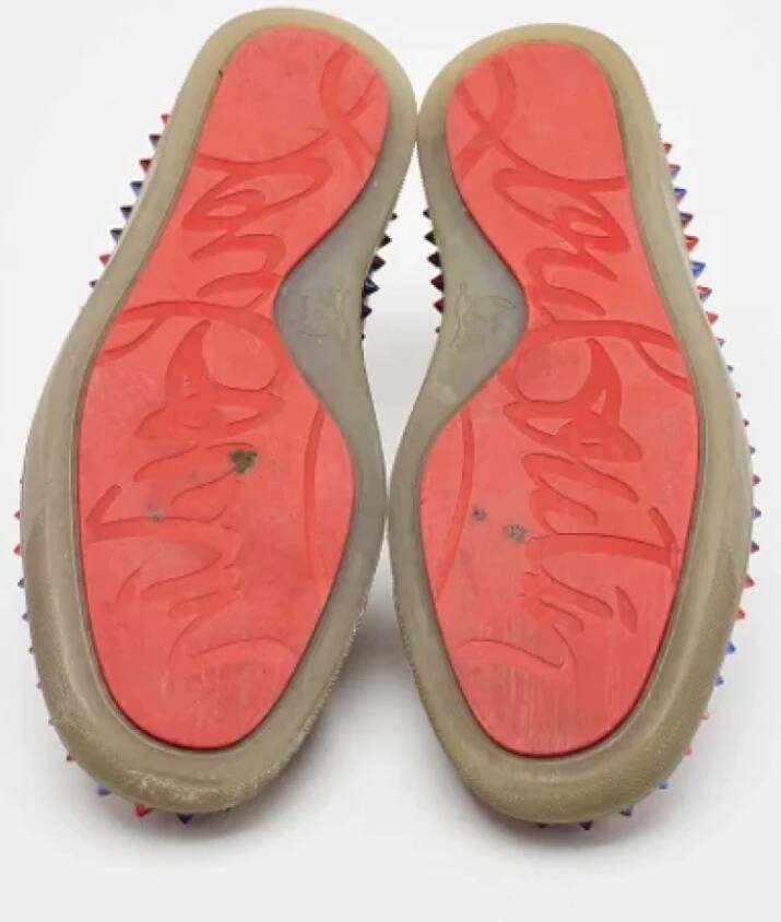 Christian Louboutin Pre-owned Leather sneakers Multicolor Heren