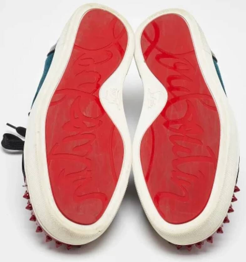 Christian Louboutin Pre-owned Leather sneakers Multicolor Heren