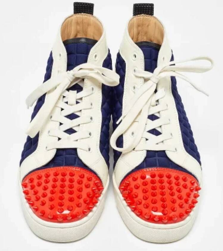 Christian Louboutin Pre-owned Leather sneakers Multicolor Heren