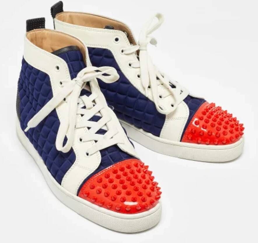 Christian Louboutin Pre-owned Leather sneakers Multicolor Heren