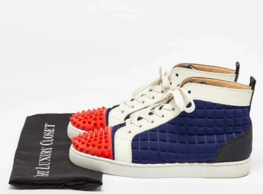 Christian Louboutin Pre-owned Leather sneakers Multicolor Heren