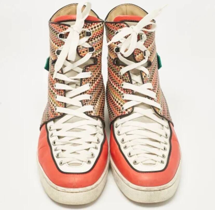 Christian Louboutin Pre-owned Leather sneakers Multicolor Heren