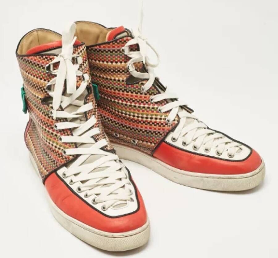 Christian Louboutin Pre-owned Leather sneakers Multicolor Heren