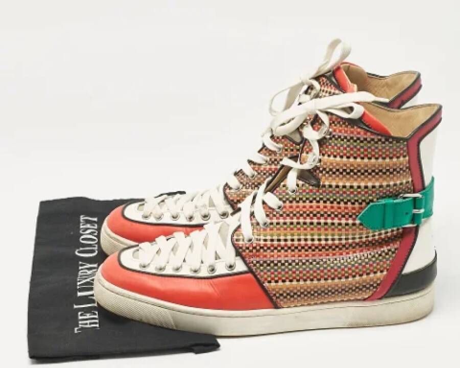 Christian Louboutin Pre-owned Leather sneakers Multicolor Heren