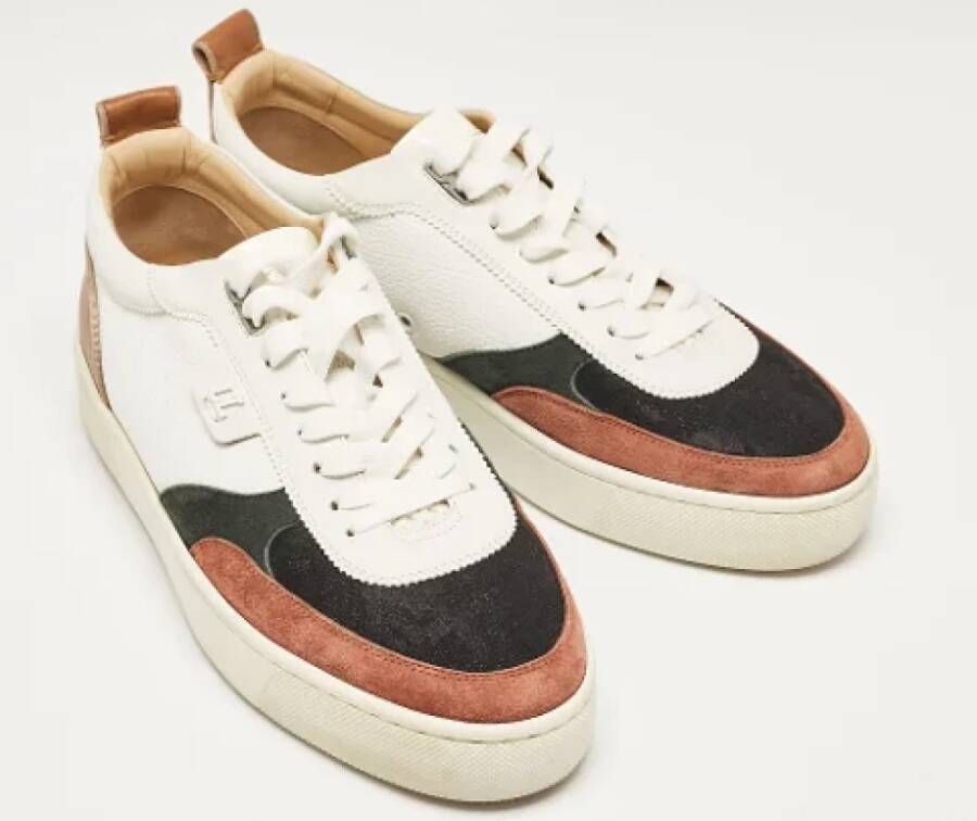 Christian Louboutin Pre-owned Leather sneakers Multicolor Heren