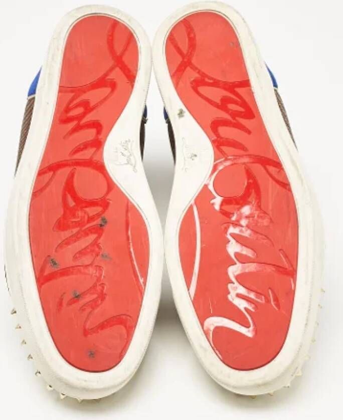 Christian Louboutin Pre-owned Leather sneakers Multicolor Heren