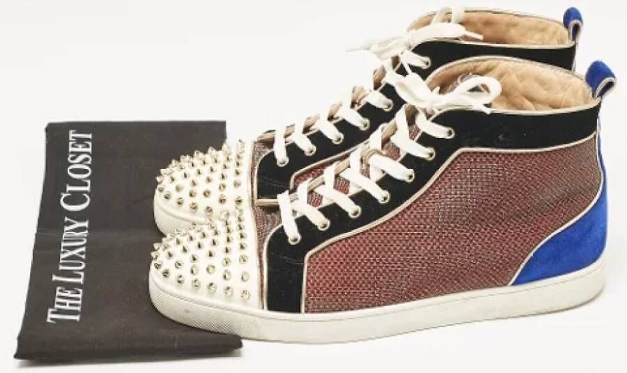 Christian Louboutin Pre-owned Leather sneakers Multicolor Heren