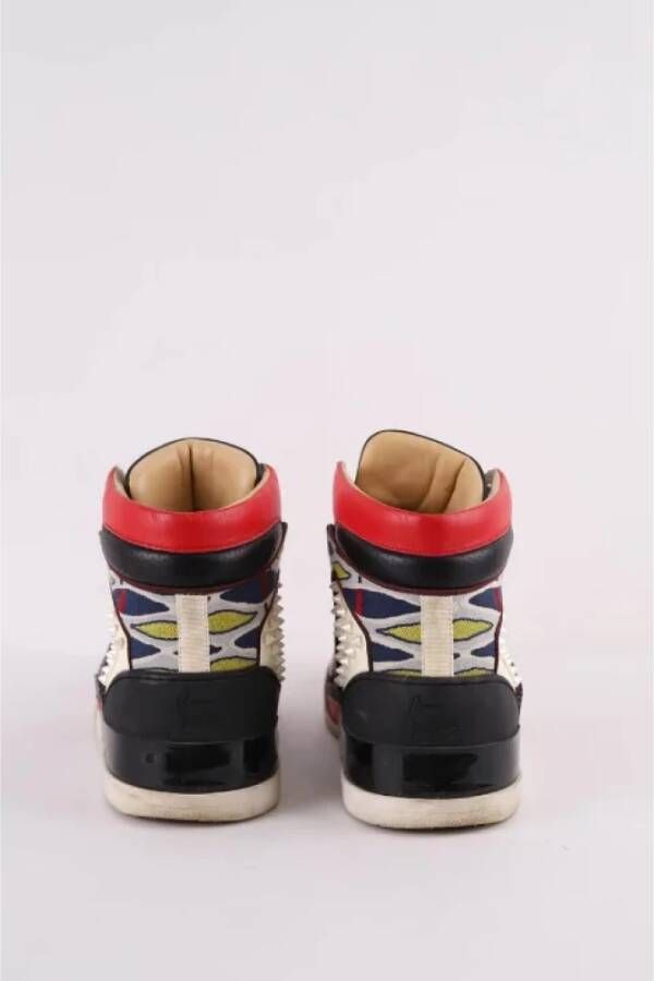 Christian Louboutin Pre-owned Leather sneakers Multicolor Heren