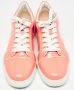 Christian Louboutin Pre-owned Leather sneakers Orange Dames - Thumbnail 3