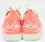 Christian Louboutin Pre-owned Leather sneakers Orange Dames - Thumbnail 5