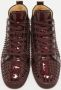 Christian Louboutin Pre-owned Leather sneakers Red Heren - Thumbnail 3