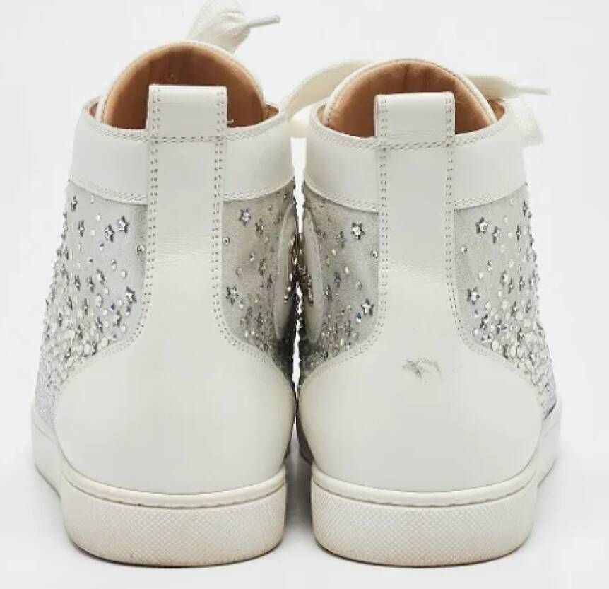 Christian Louboutin Pre-owned Leather sneakers White Dames