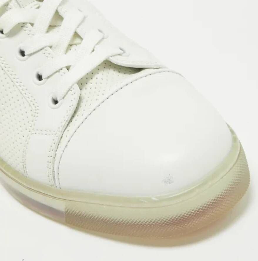 Christian Louboutin Pre-owned Leather sneakers White Heren