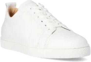 Christian Louboutin Pre-owned Leather sneakers White Heren