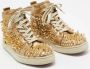 Christian Louboutin Pre-owned Leather sneakers Yellow Dames - Thumbnail 4