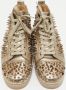 Christian Louboutin Pre-owned Leather sneakers Yellow Heren - Thumbnail 2