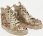 Christian Louboutin Pre-owned Leather sneakers Yellow Heren - Thumbnail 3