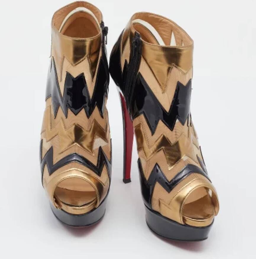 Christian Louboutin Pre-owned Mesh boots Multicolor Dames