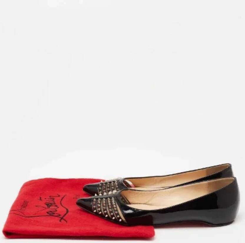 Christian Louboutin Pre-owned Mesh flats Black Dames