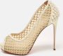 Christian Louboutin Pre-owned Mesh heels Beige Dames - Thumbnail 2