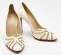 Christian Louboutin Pre-owned Mesh heels Beige Dames - Thumbnail 4