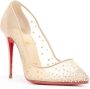 Christian Louboutin Pre-owned Mesh heels Beige Dames - Thumbnail 2