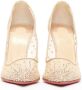 Christian Louboutin Pre-owned Mesh heels Beige Dames - Thumbnail 3