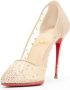 Christian Louboutin Pre-owned Mesh heels Beige Dames - Thumbnail 4