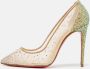 Christian Louboutin Pre-owned Mesh heels Beige Dames - Thumbnail 2