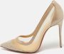 Christian Louboutin Pre-owned Mesh heels Beige Dames - Thumbnail 2