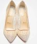 Christian Louboutin Pre-owned Mesh heels Beige Dames - Thumbnail 2