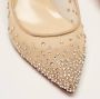 Christian Louboutin Pre-owned Mesh heels Beige Dames - Thumbnail 6