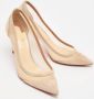 Christian Louboutin Pre-owned Mesh heels Beige Dames - Thumbnail 3